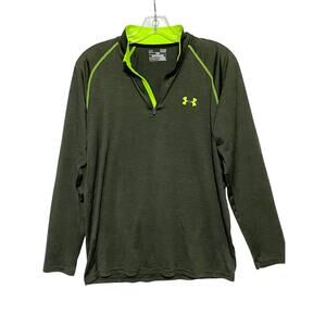 Under Armour Quarter Zip Pullover Sweatshirt Mens S Athleisure Gorpcore Sporty